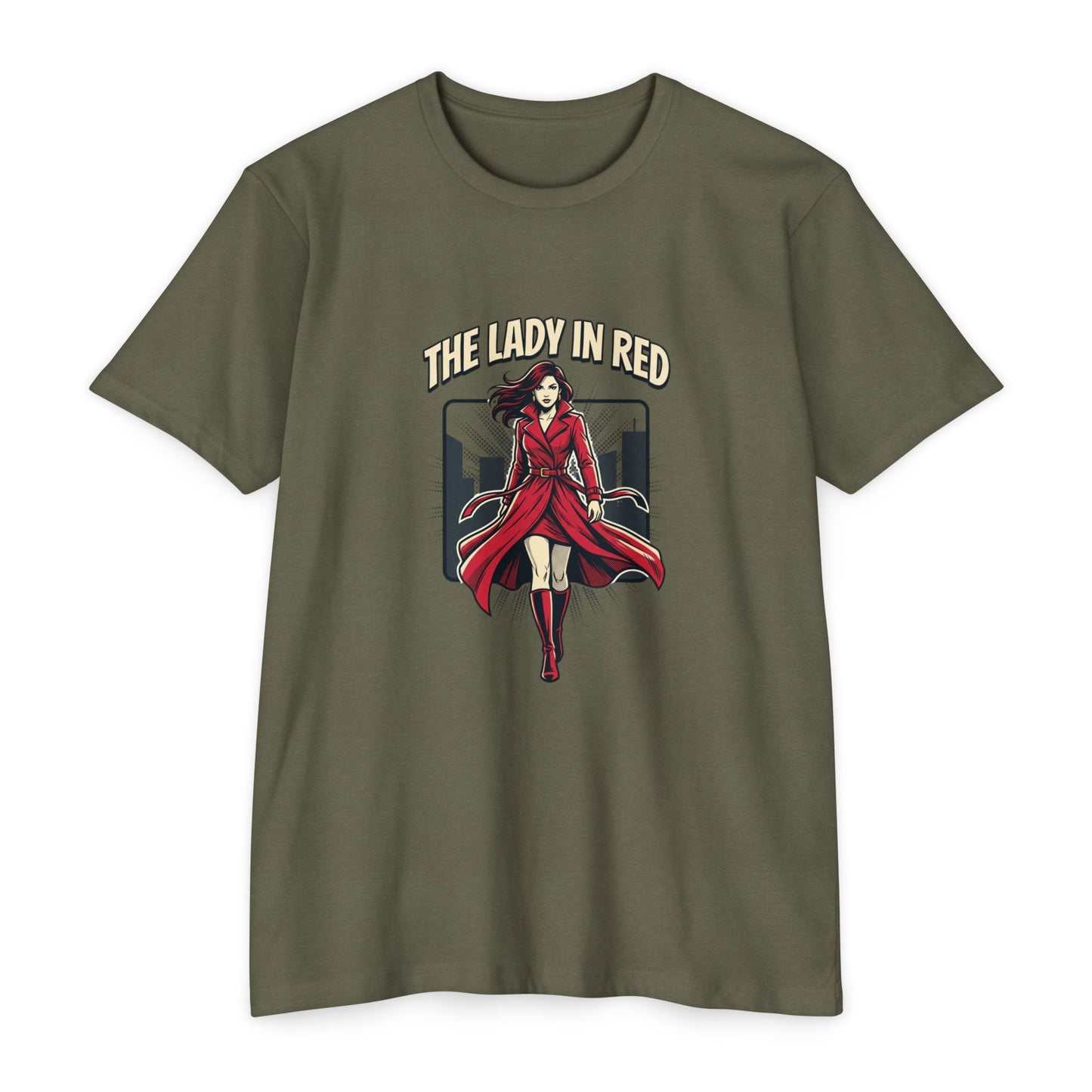 Lady in Red Vintage Femme Fatale T-Shirt