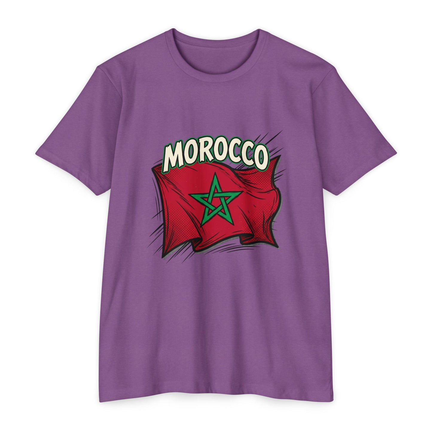 Morocco Flag Vintage Graphic T-Shirt — Moroccan Pride Tee