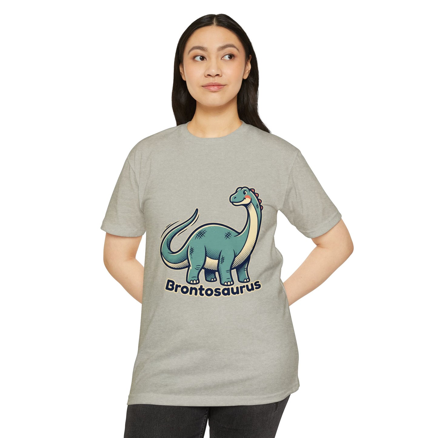 Brontosaurus Cute Dinosaur T-Shirt — Cute Dino Tee for Kids & Adults
