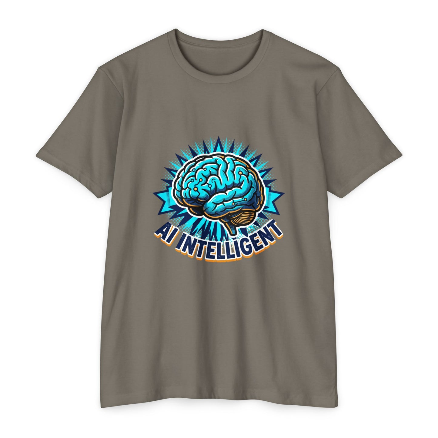 AI Intelligent Brain Graphic T-Shirt — Futuristic Tech Design for AI Enthusiasts