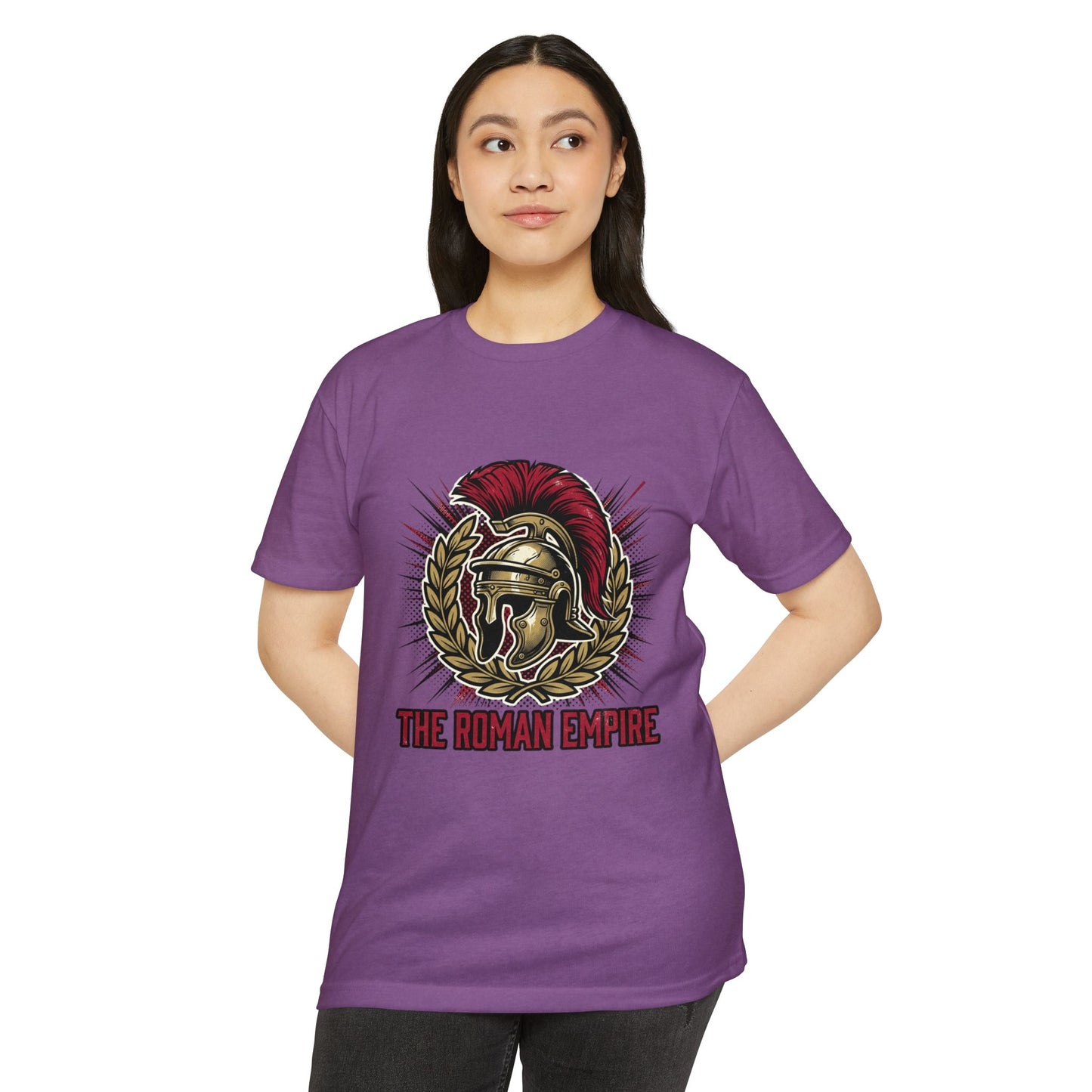 Roman Empire Helmet T-Shirt — Vintage Gladiator Graphic Tee