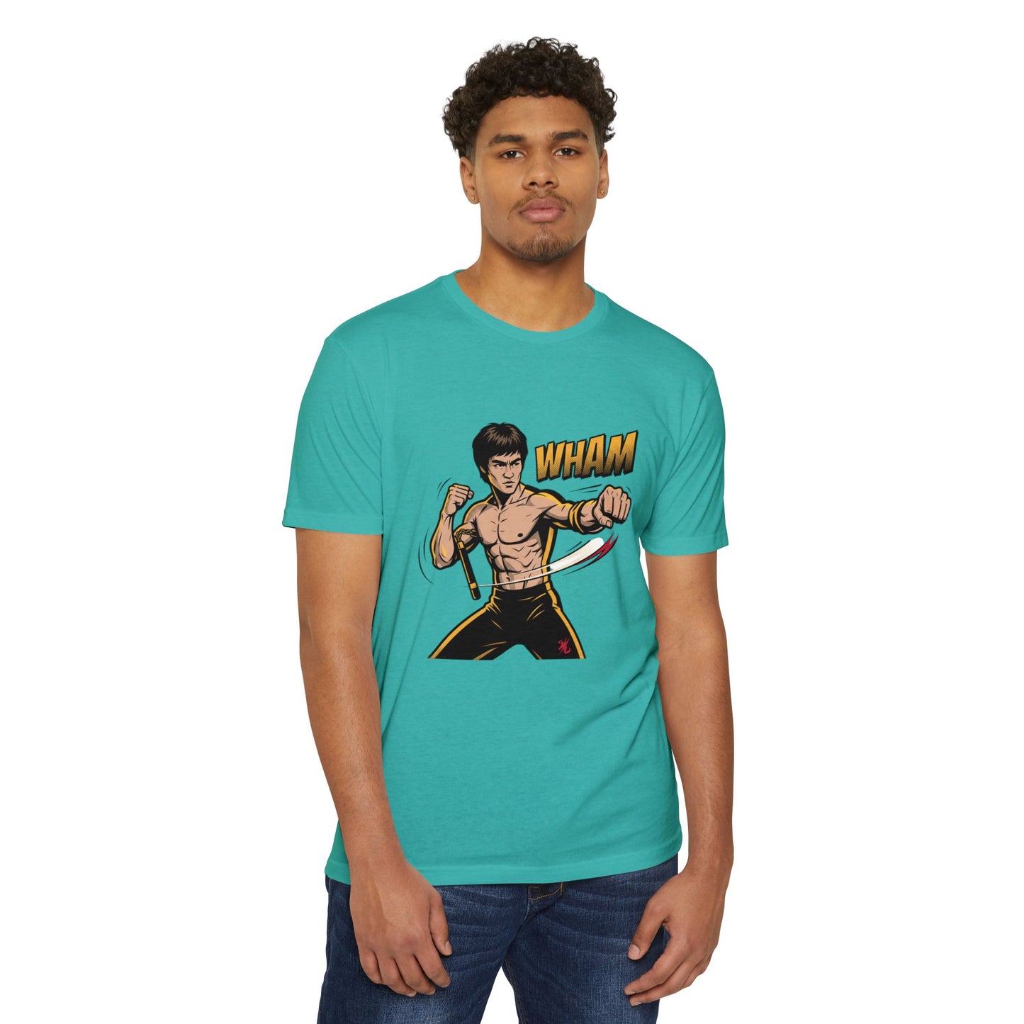 Camiseta gráfica de artes marciales — Camiseta de luchador estilo Bruce 'WHAM'