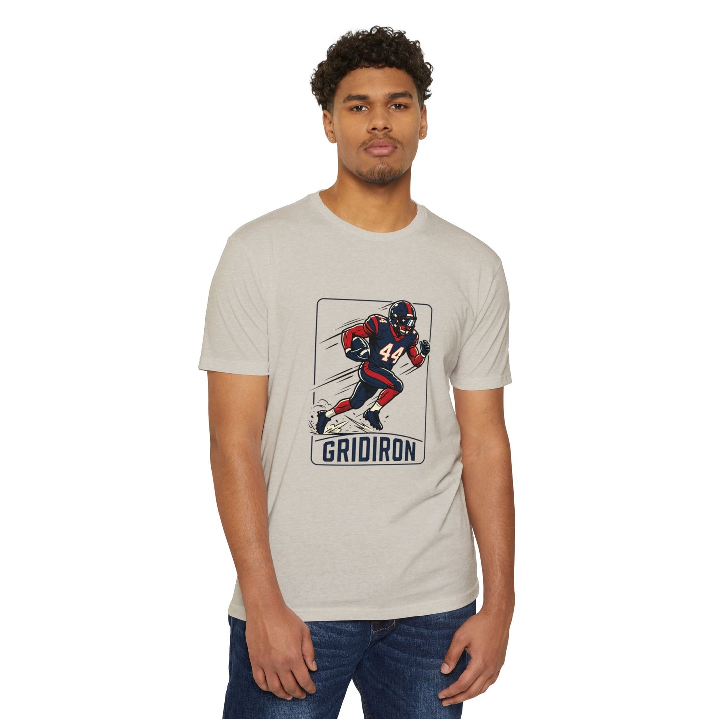 Camiseta Gráfica de Jogador de Futebol Americano