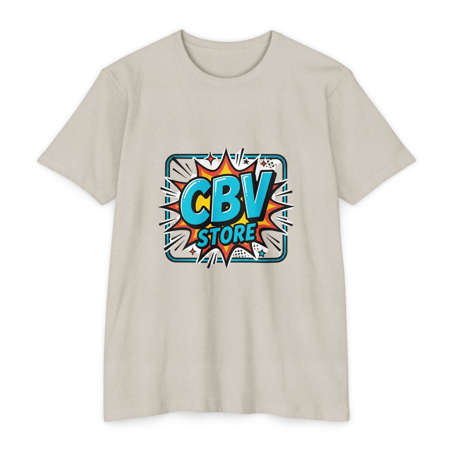 CBV Store Comic Logo T-Shirt — Retro Comic Graphic Tee