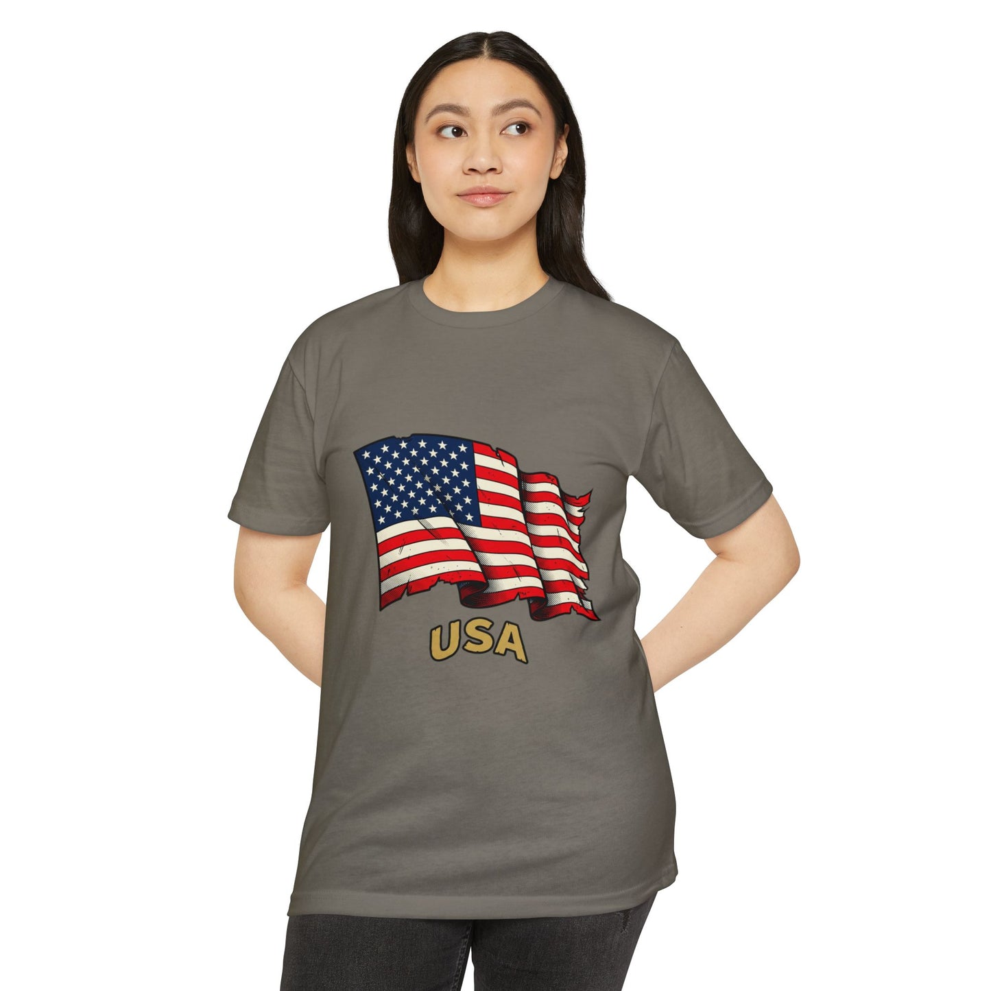 Vintage American Flag T-Shirt — USA Flag Graphic Tee