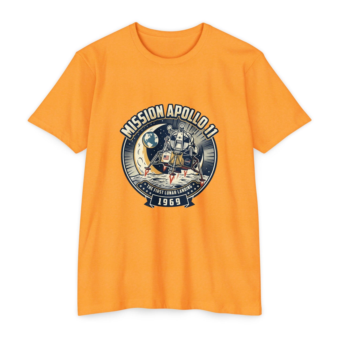 Apollo 11 Moon Landing T-Shirt — Mission Apollo 11 1969 Lunar Module Retro Tee