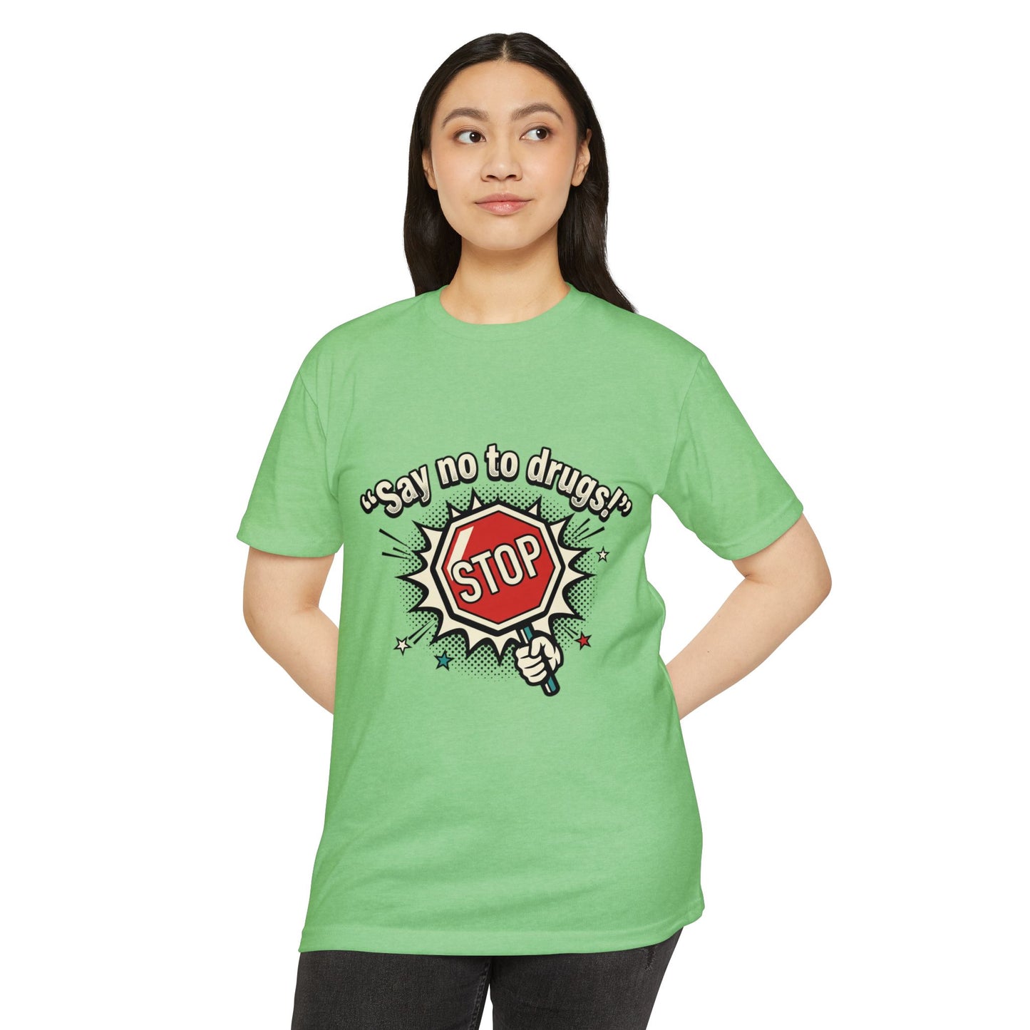 Say No to Drugs Stop Sign T-Shirt