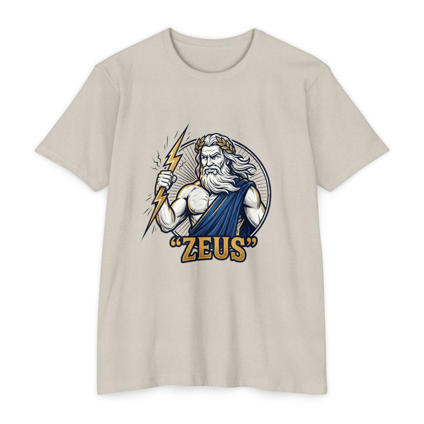 Zeus Lightning Graphic T‑Shirt — Mythology Greek God Tee