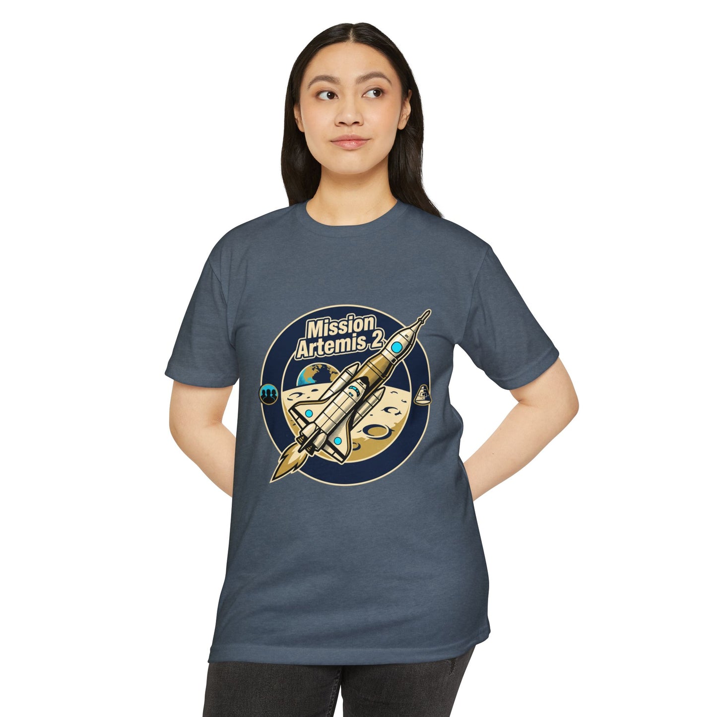 Mission Artemis II Retro Space T-Shirt — Artemis 2 Rocket Tee