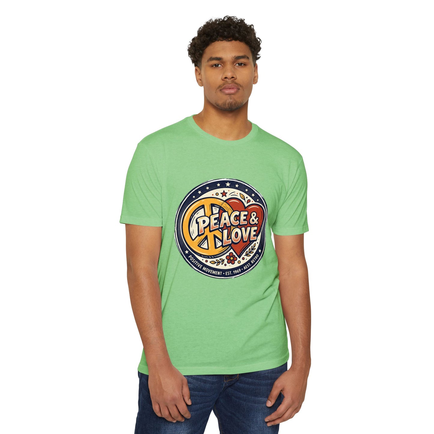 Peace & Love Retro Peace Sign T-Shirt