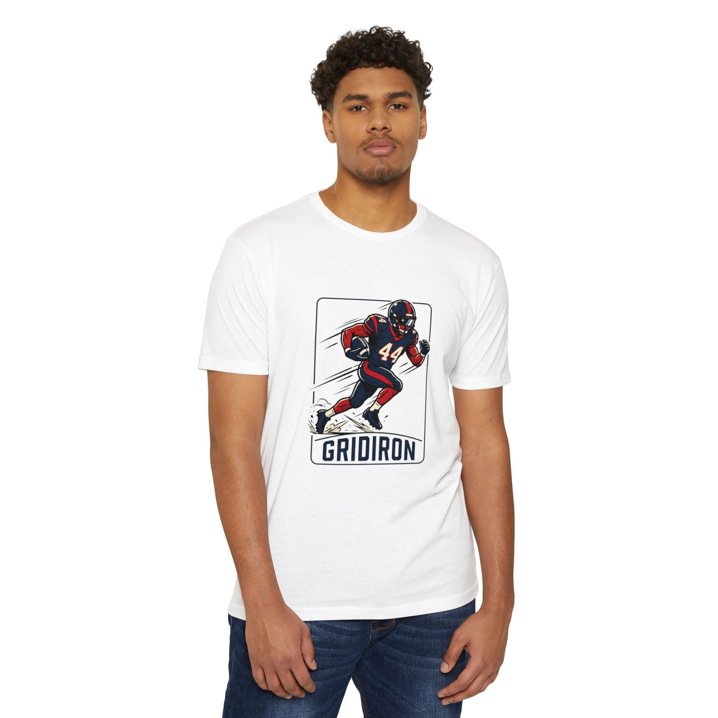 Camiseta Gráfica de Jogador de Futebol Americano