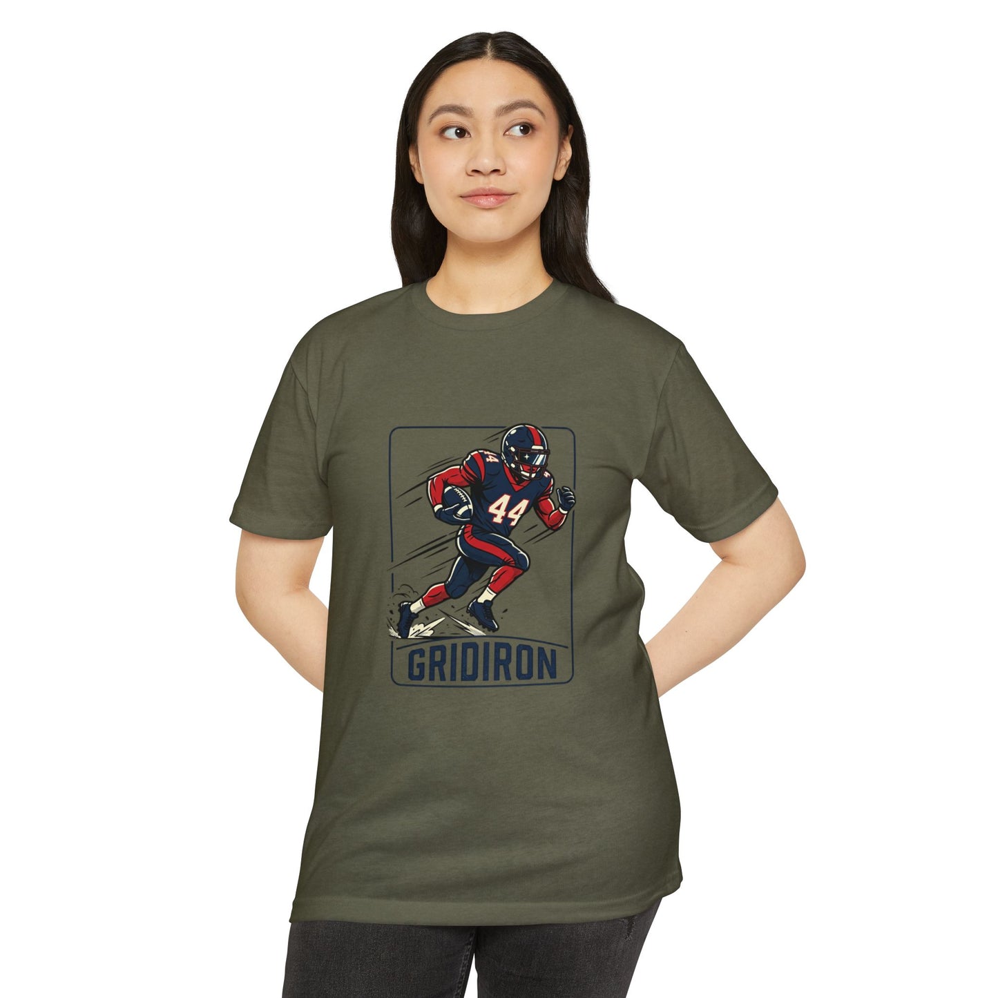 Camiseta Gráfica de Jogador de Futebol Americano