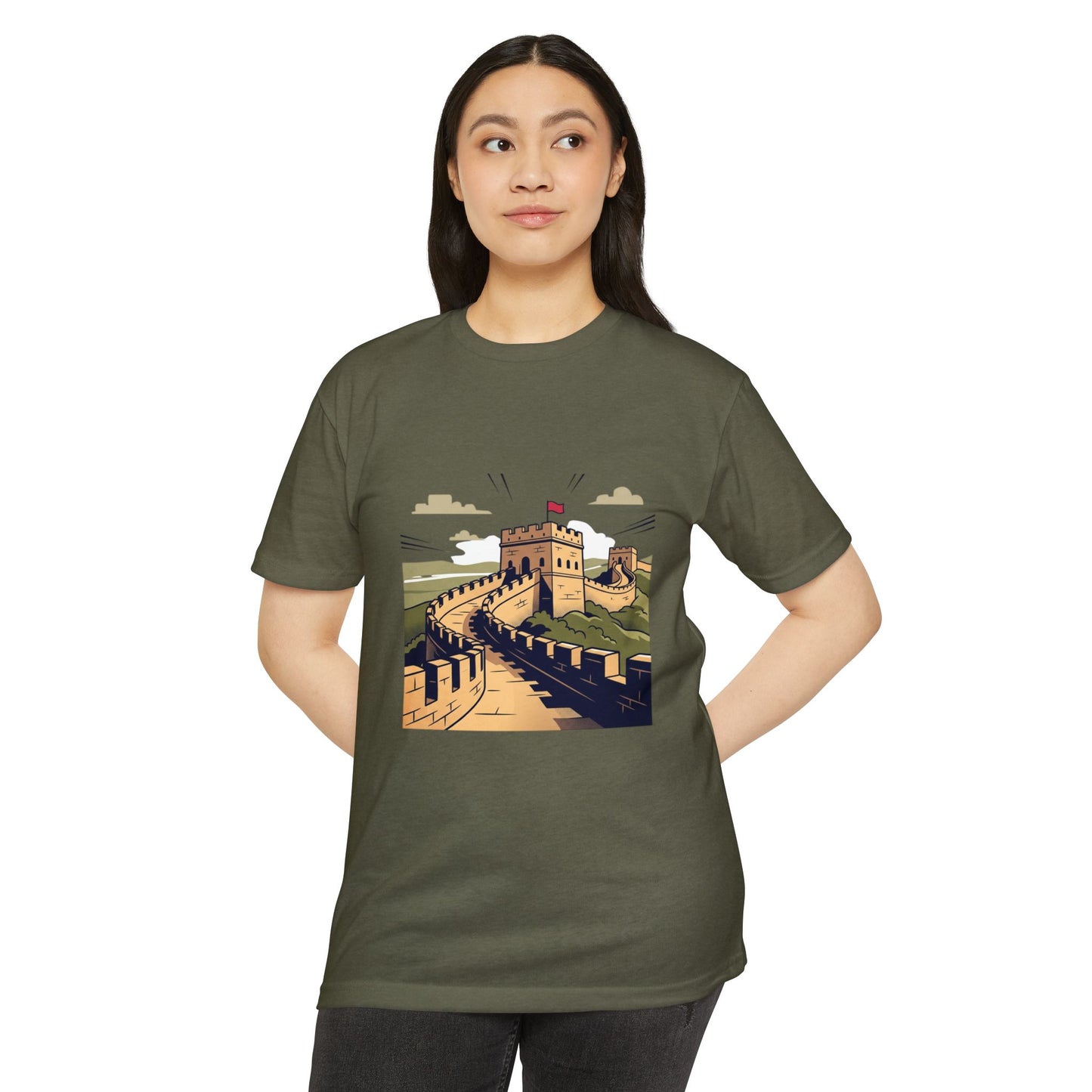 Great Wall Scenic Vintage Travel T-Shirt