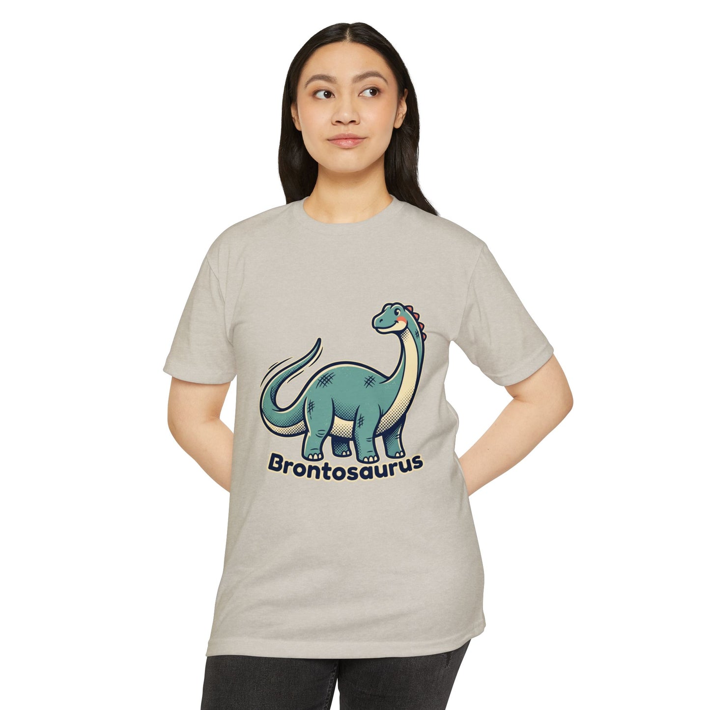 Brontosaurus Cute Dinosaur T-Shirt — Cute Dino Tee for Kids & Adults
