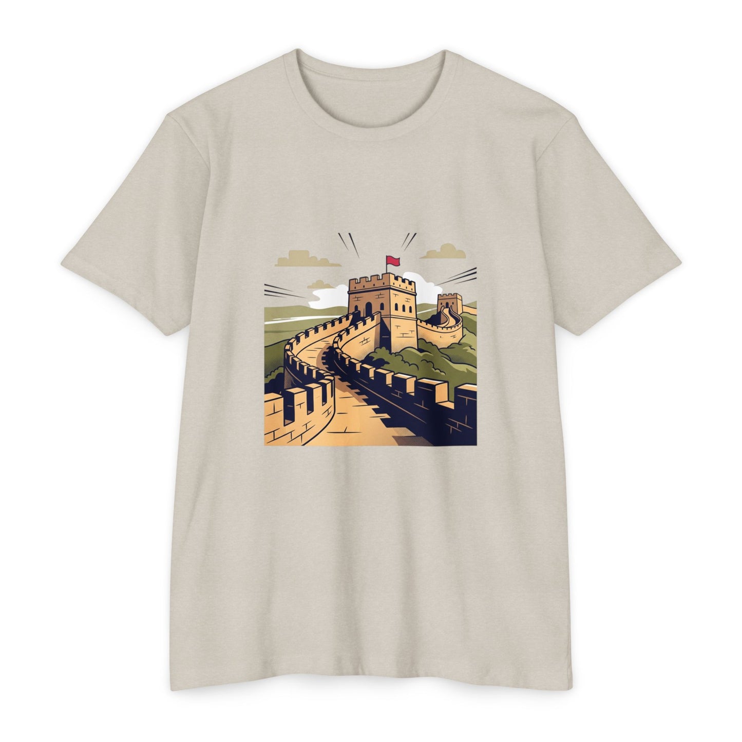 Great Wall Scenic Vintage Travel T-Shirt