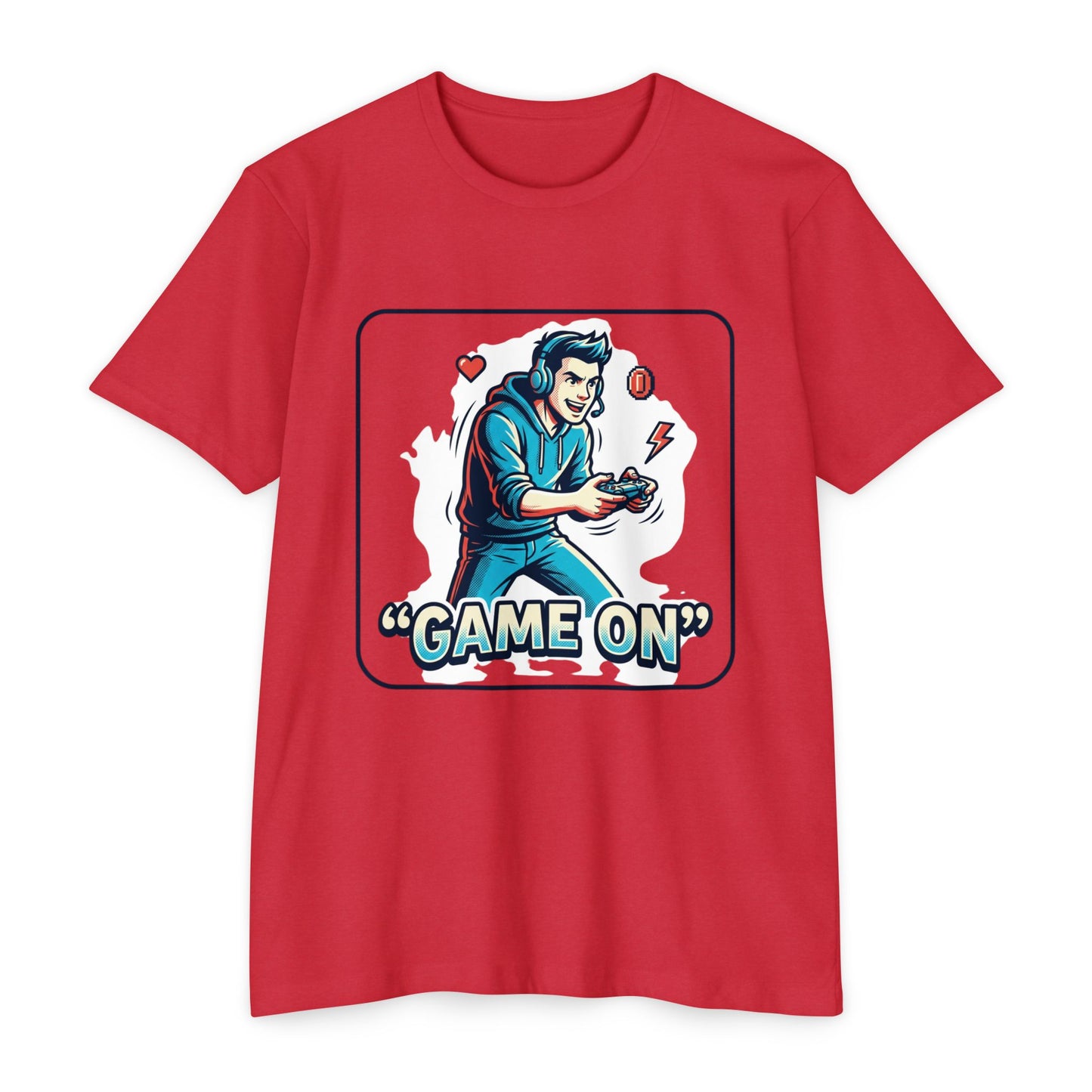 Game On Retro Controller T-Shirt — Gamer Graphic Tee