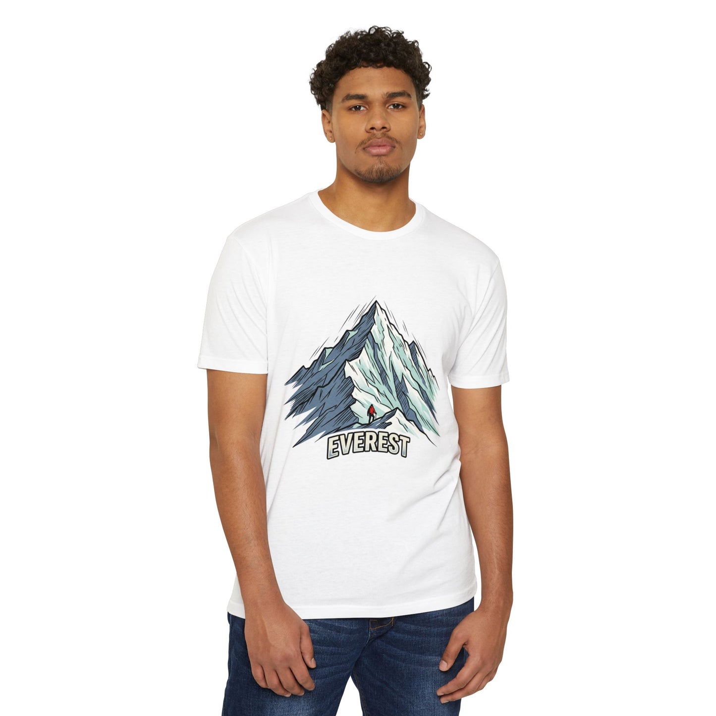 Everest Mountain Graphic T-Shirt — Adventure Climber Tee