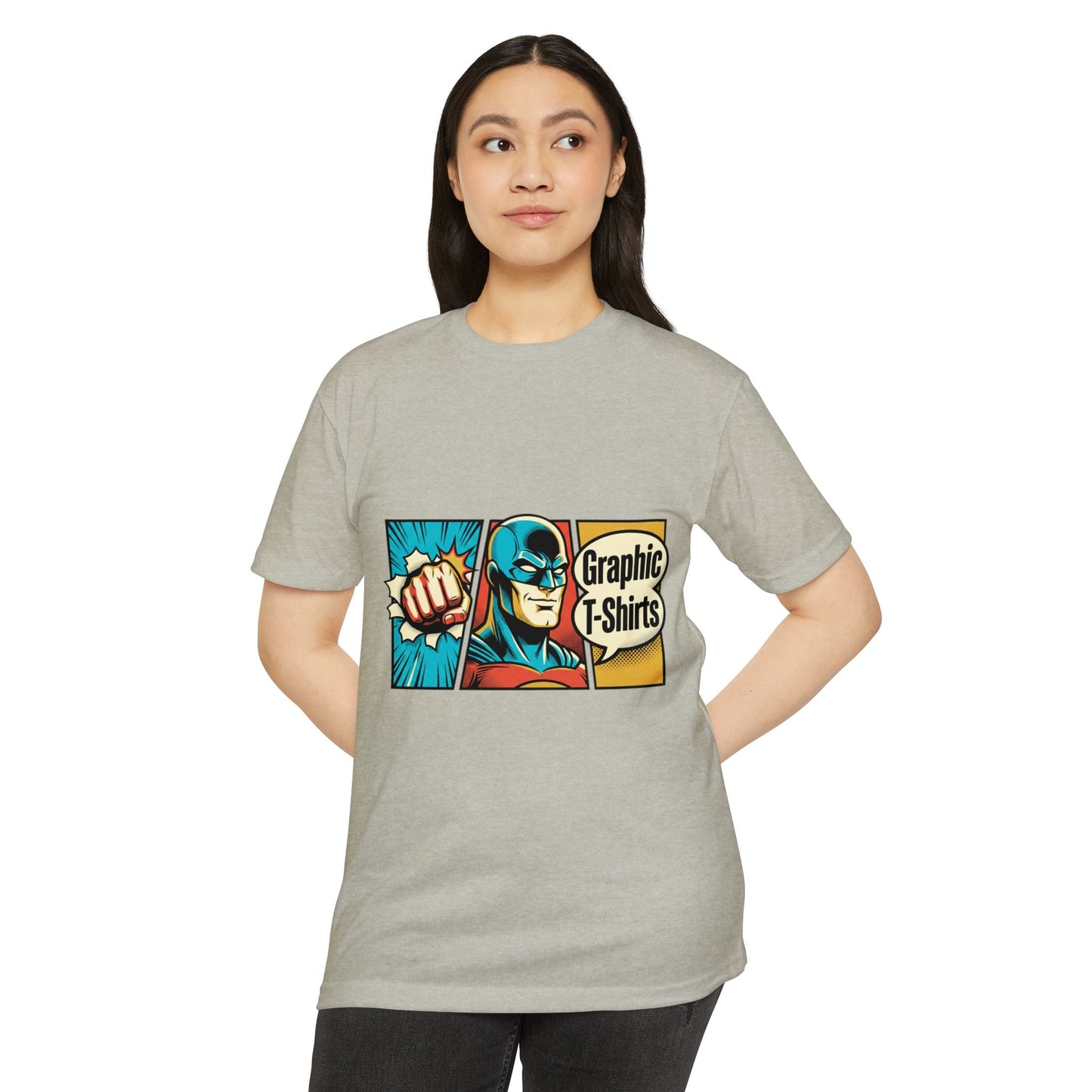 Retro Comic Superhero T-Shirt — Pop Art Graphic Tee