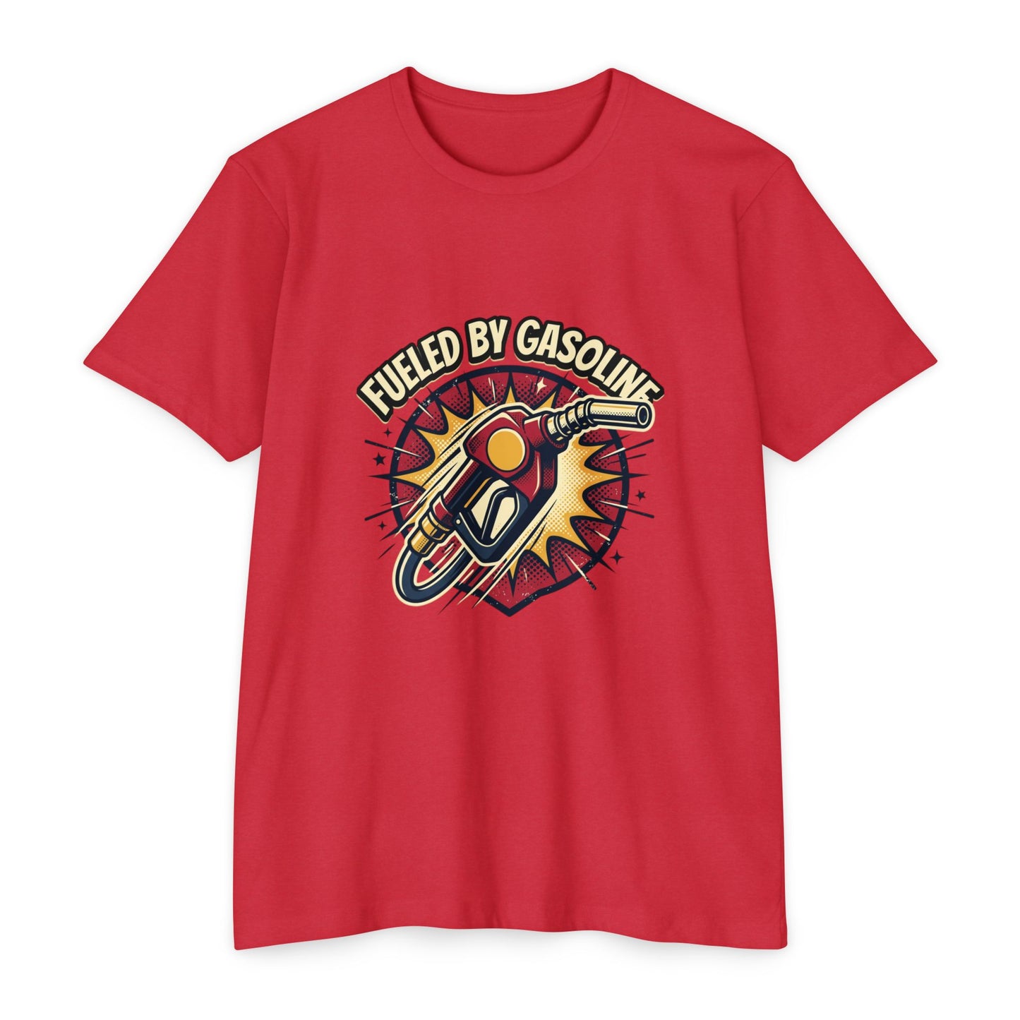 Fueled By Gasoline Retro Gas Pump T-Shirt