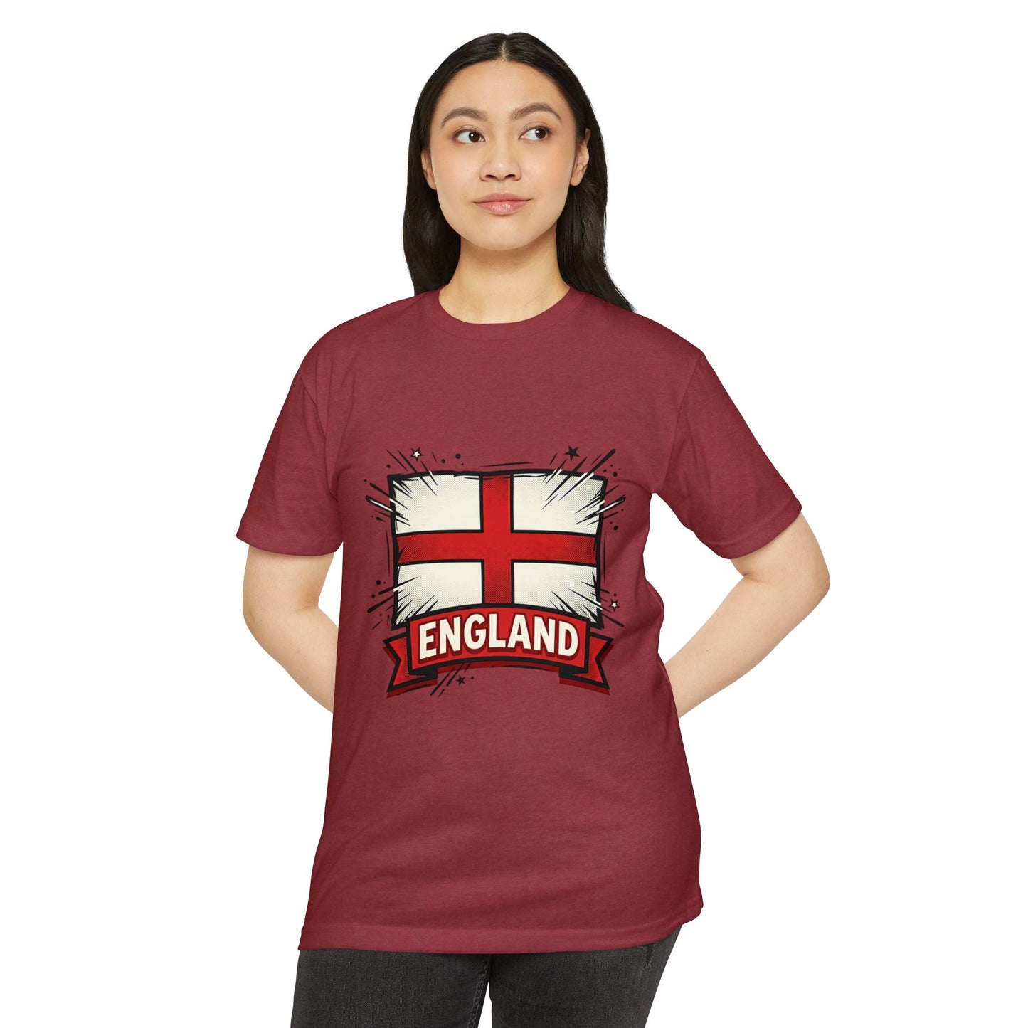 England St. George Cross T-Shirt — Flag Graphic Tee for Fans & Supporters