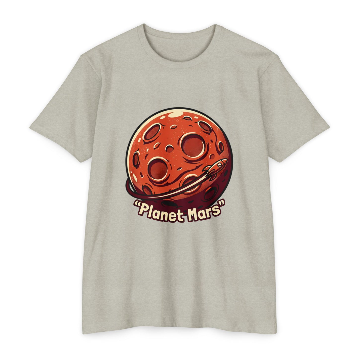 Retro Mars Graphic T-Shirt — Red Planet Tee