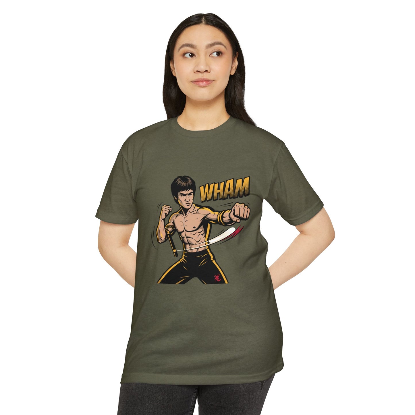 Camiseta gráfica de artes marciales — Camiseta de luchador estilo Bruce 'WHAM'
