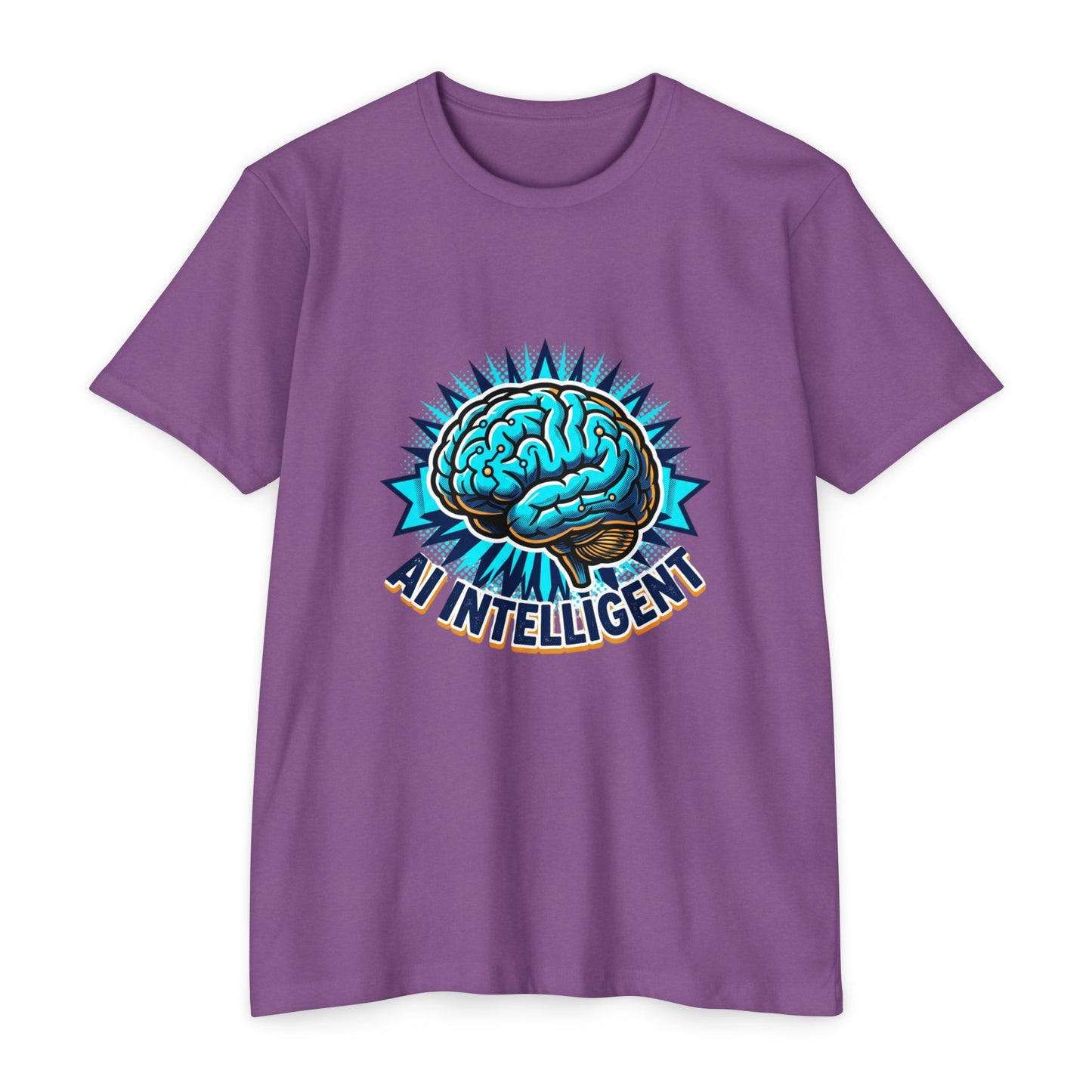 AI Intelligent Brain Graphic T-Shirt — Futuristic Tech Design for AI Enthusiasts