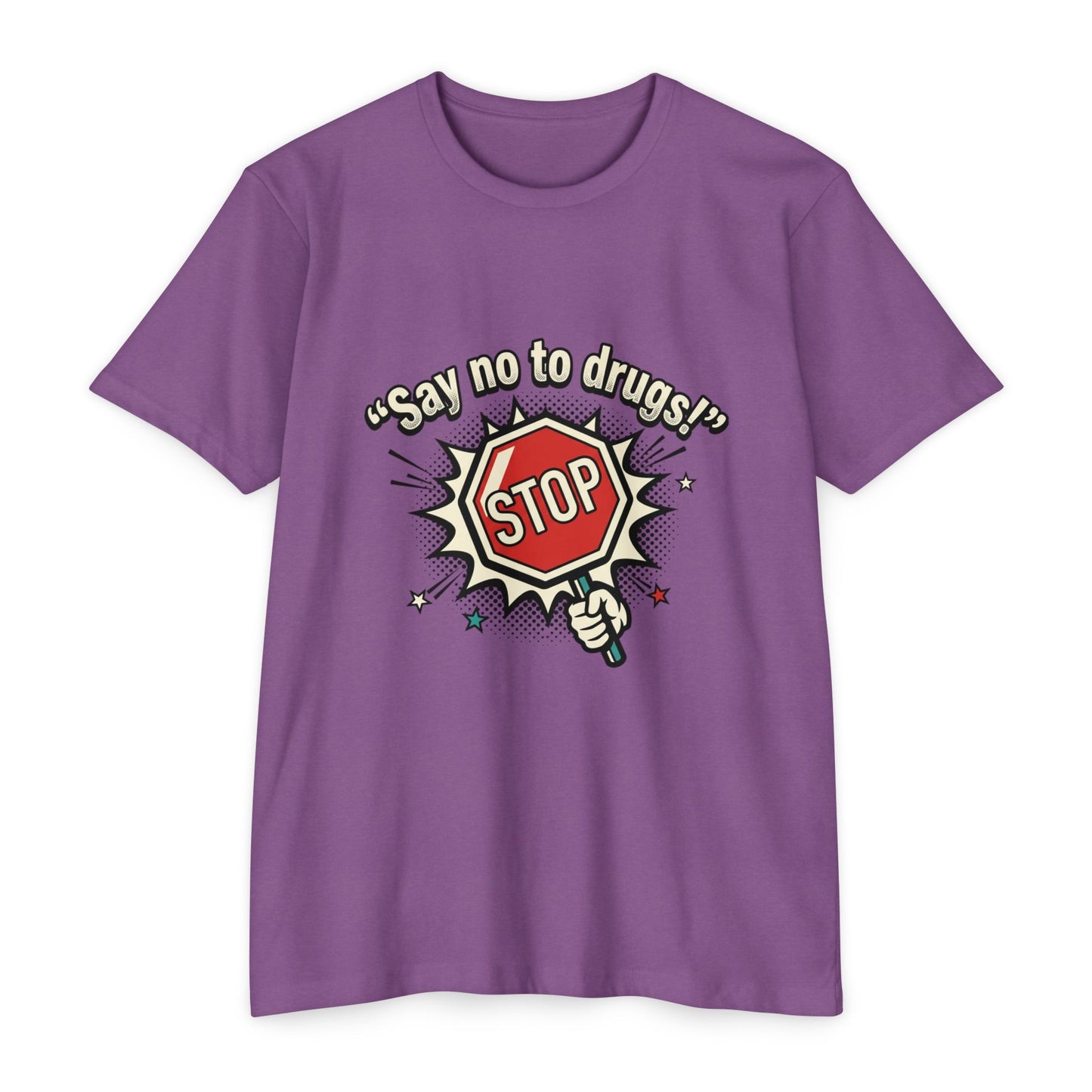 Say No to Drugs Stop Sign T-Shirt