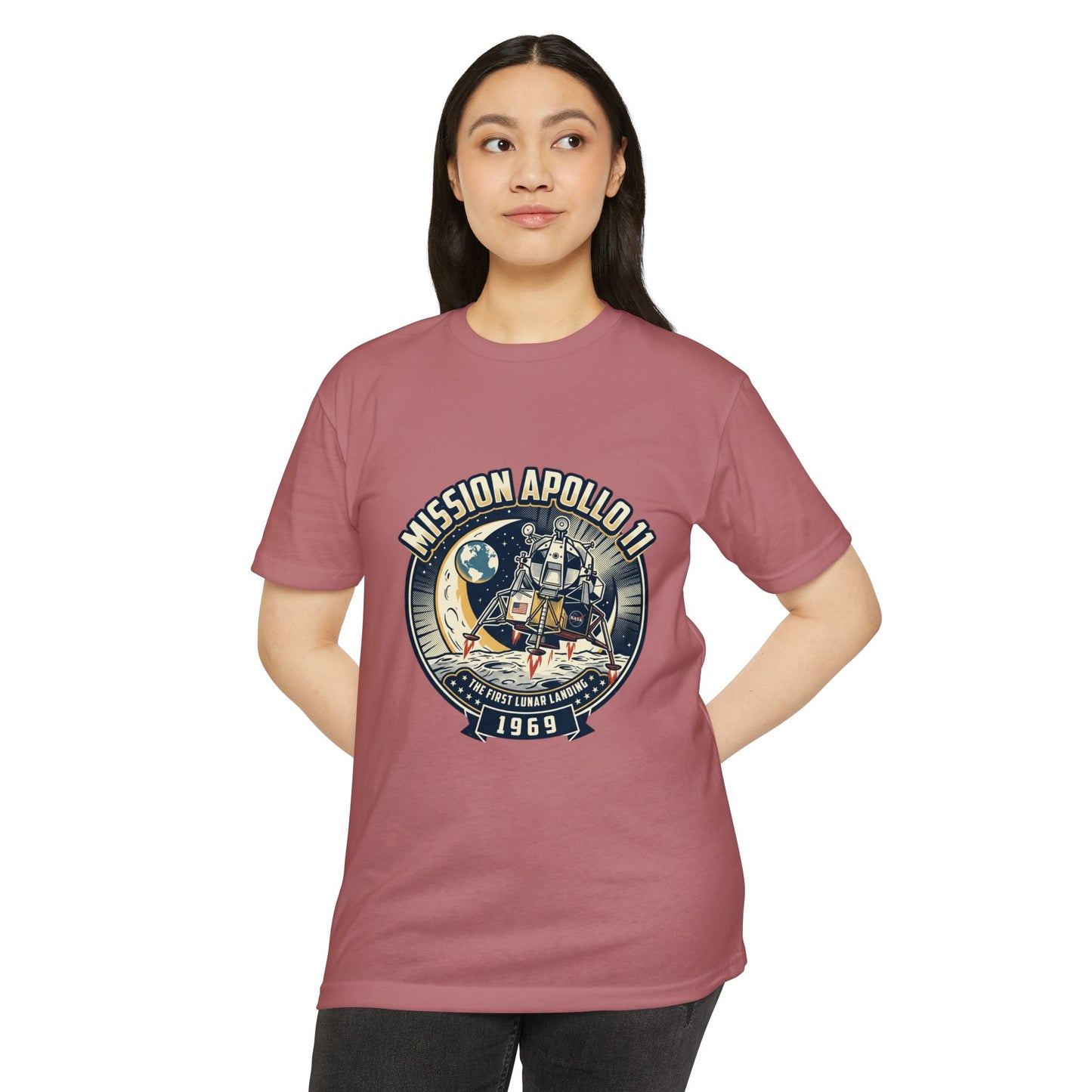 Apollo 11 Moon Landing T-Shirt — Mission Apollo 11 1969 Lunar Module Retro Tee