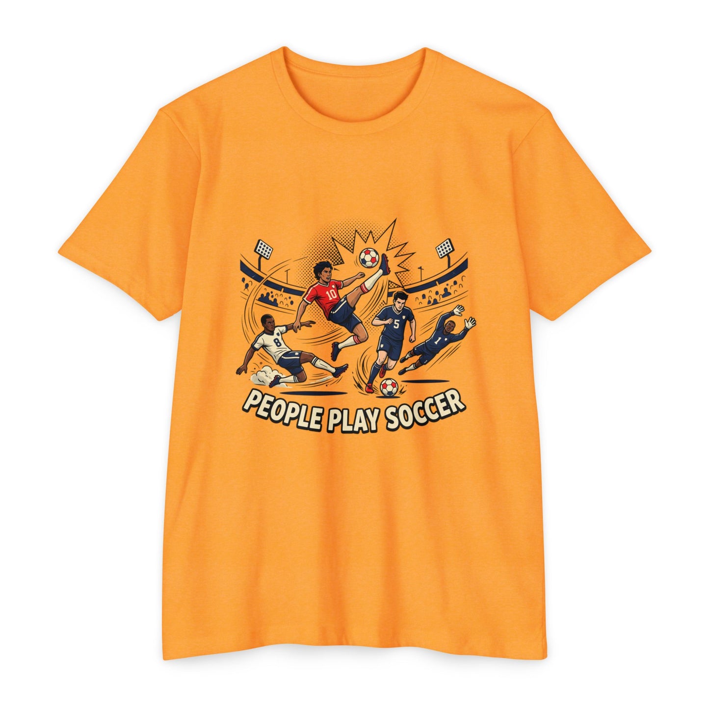 People Play Soccer T-Shirt – Vintage Soccer Players Graphic Tee