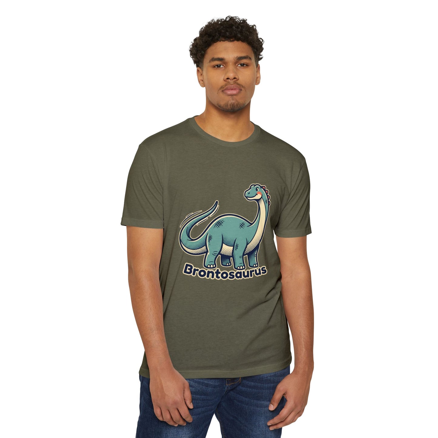 Brontosaurus Cute Dinosaur T-Shirt — Cute Dino Tee for Kids & Adults
