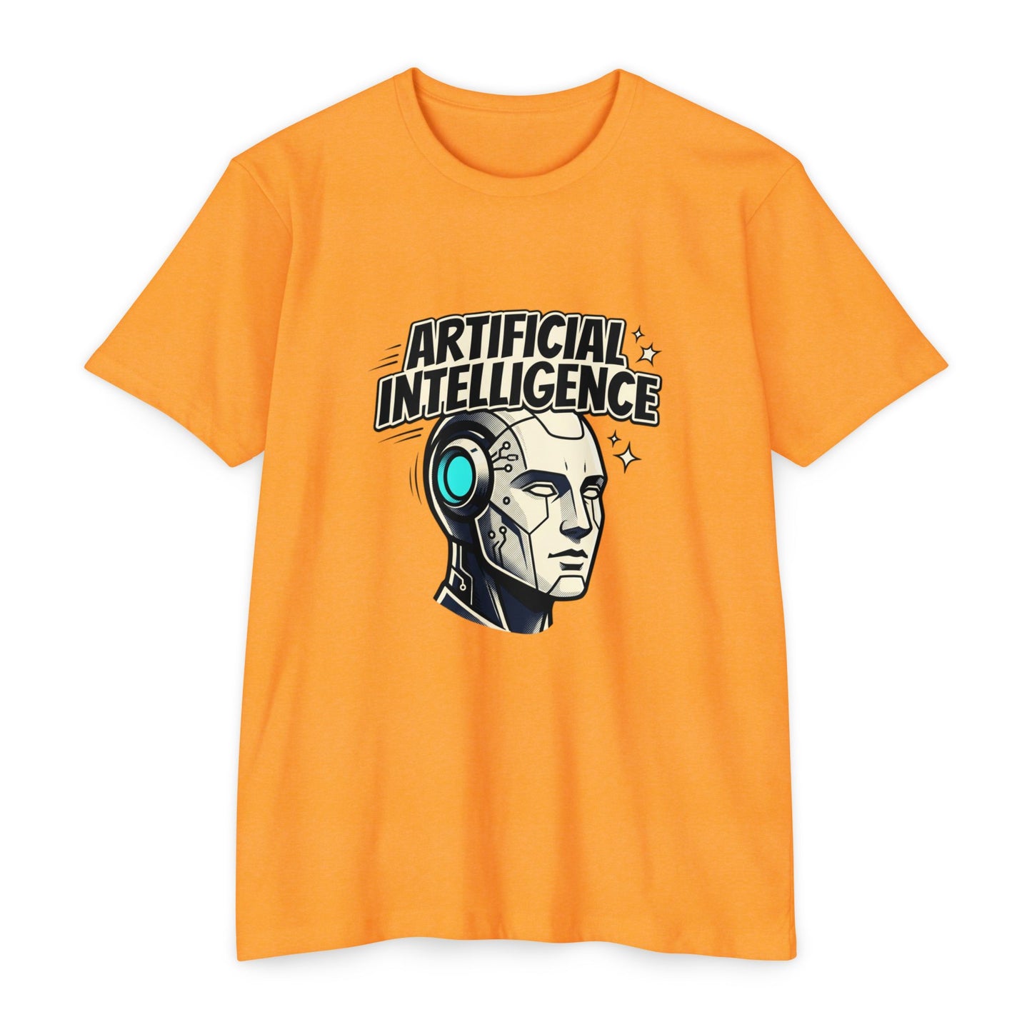 Artificial Intelligence Robot Tee — AI Head Graphic T-Shirt