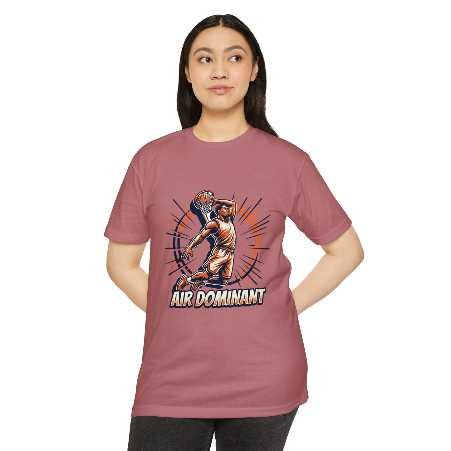 Air Dominant Basketball T-Shirt — Slam Dunk Player Graphic Tee