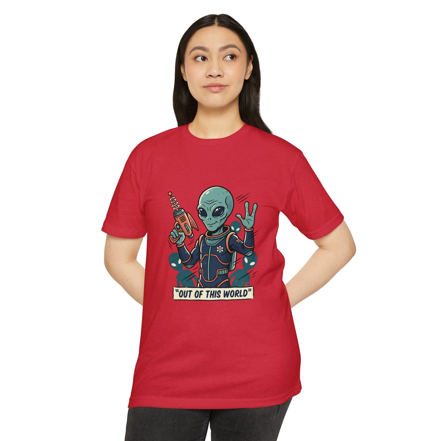 Alien Ray Gun T-Shirt — "Out of This World" Graphic Tee