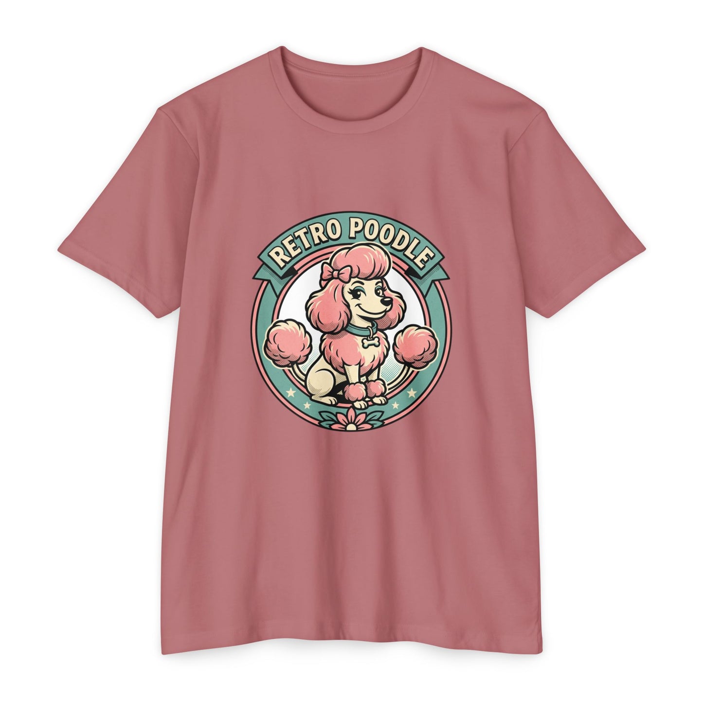 Retro Poodle T-Shirt — Vintage Cute Dog Graphic Tee