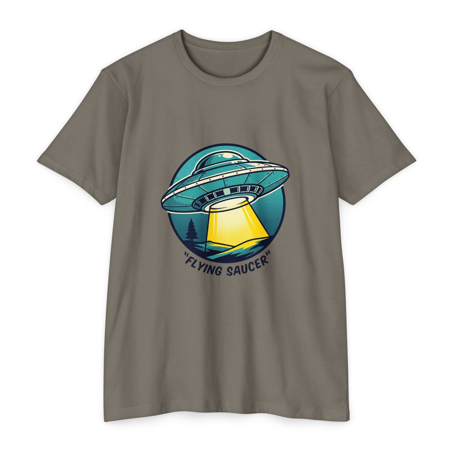 Retro Flying Saucer UFO T-Shirt — Vintage Space Graphic Tee