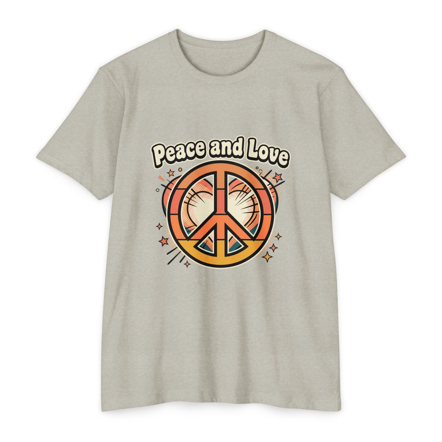 Peace and Love Vintage Peace Sign T-Shirt