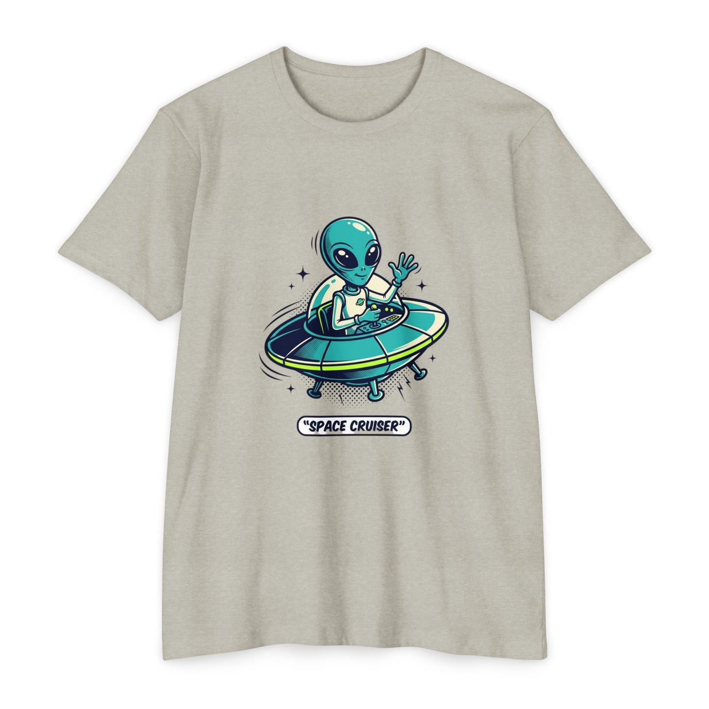 Space Cruiser Alien UFO T‑Shirt — Sci‑Fi Graphic Tee