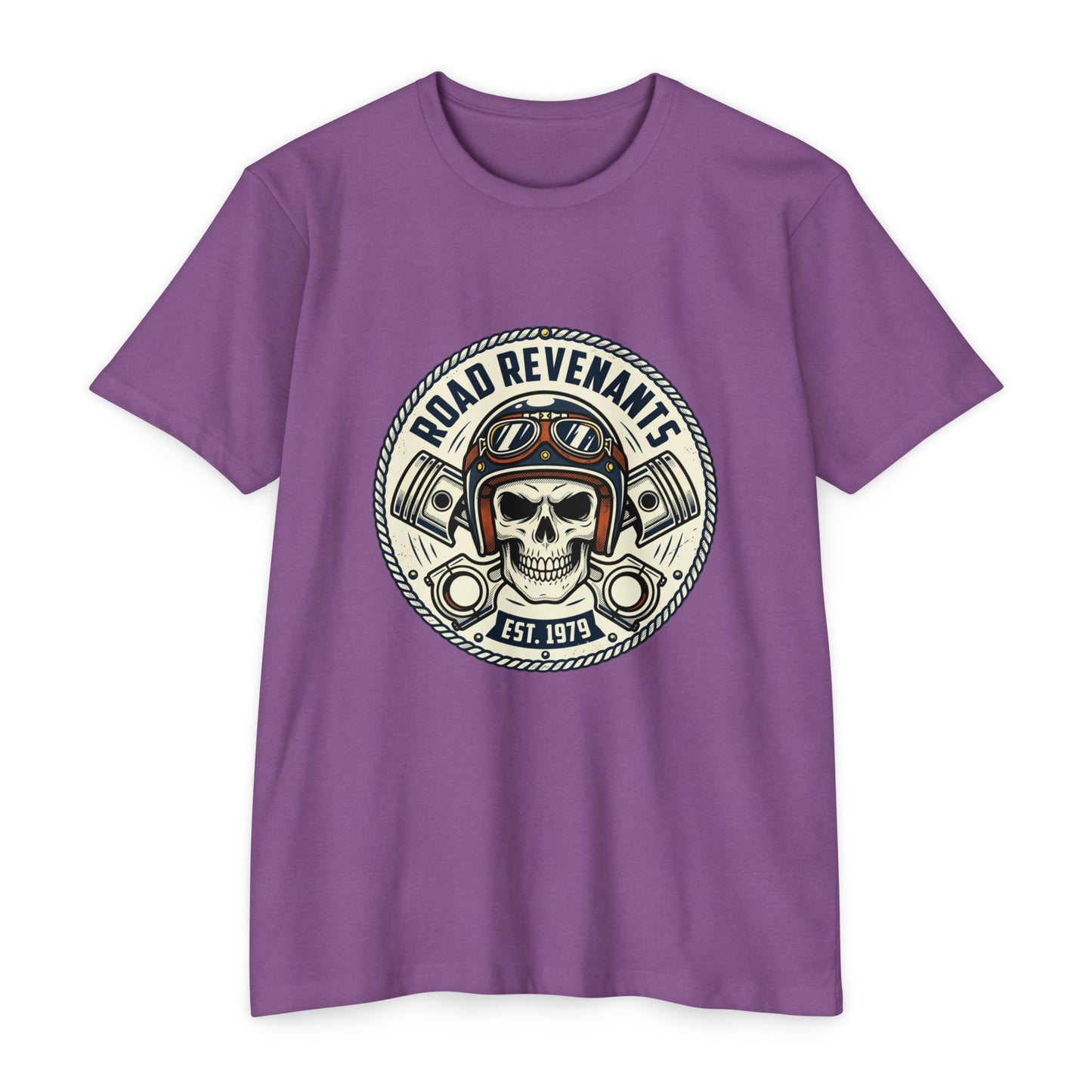 Road Revenants Skull Motorcycle T-Shirt