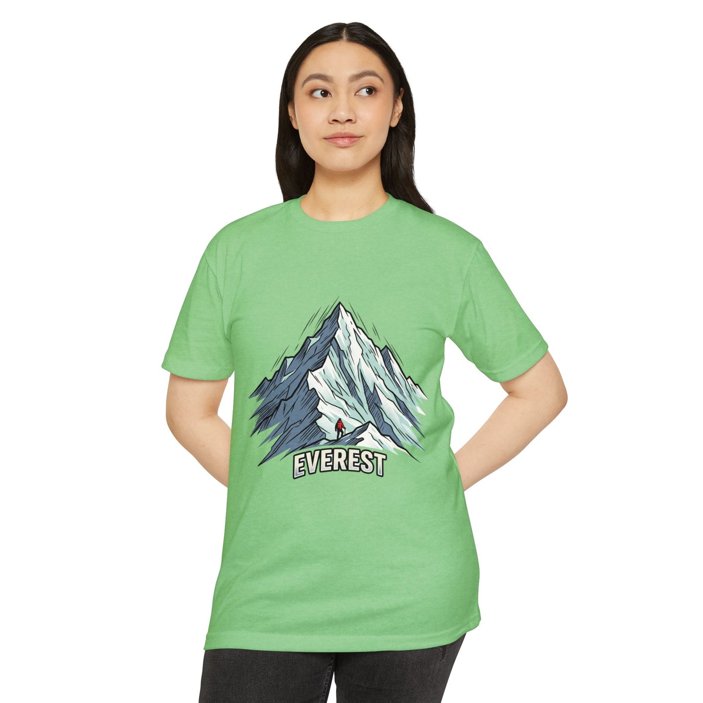 Everest Mountain Graphic T-Shirt — Adventure Climber Tee