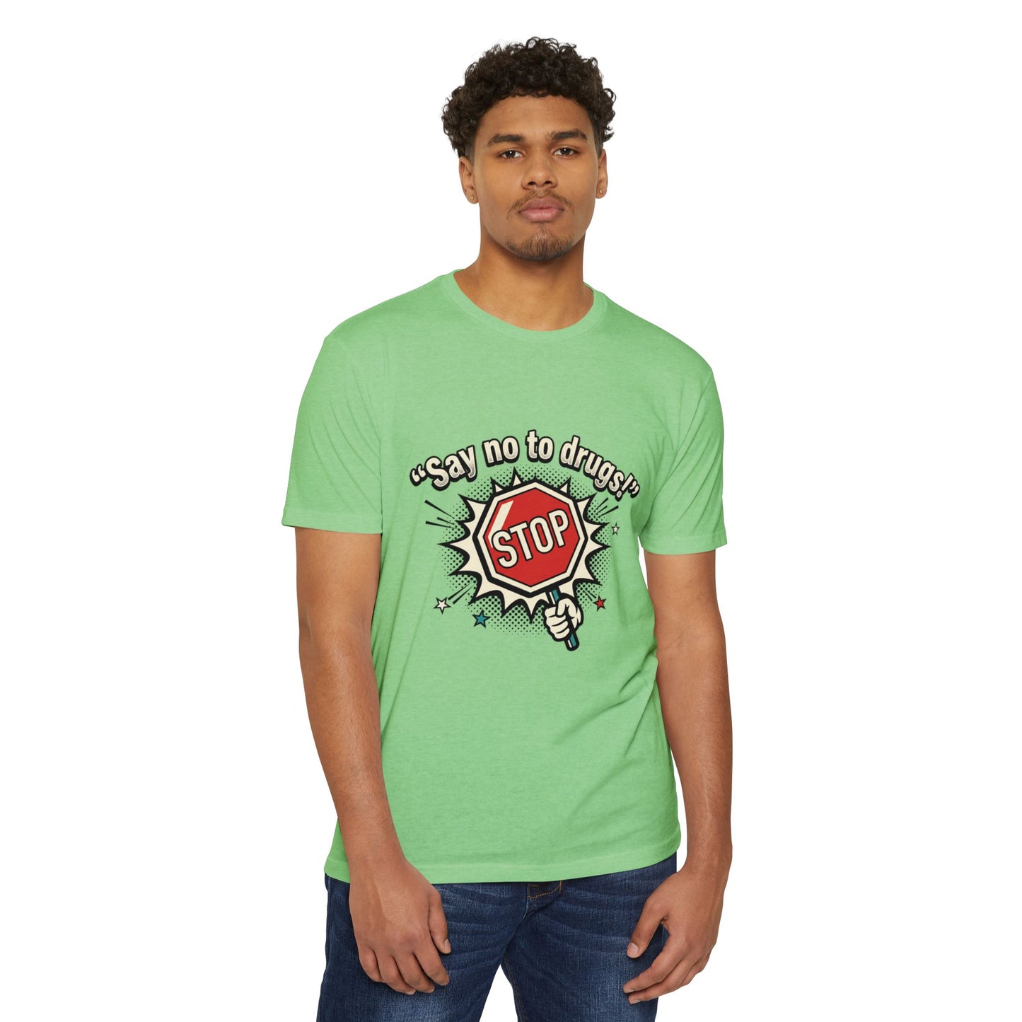 Say No to Drugs Stop Sign T-Shirt