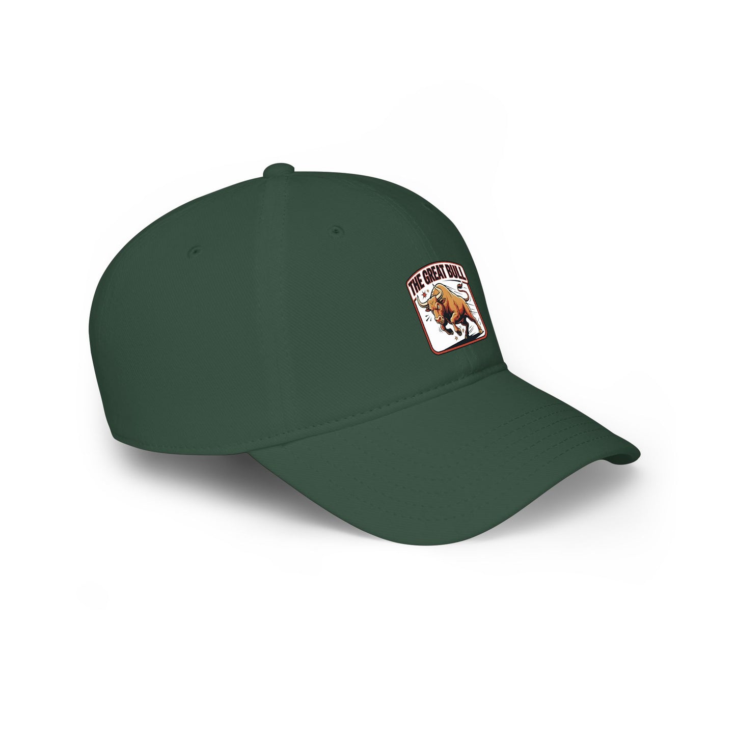 The Great Bull Embroidered Low Profile Cap
