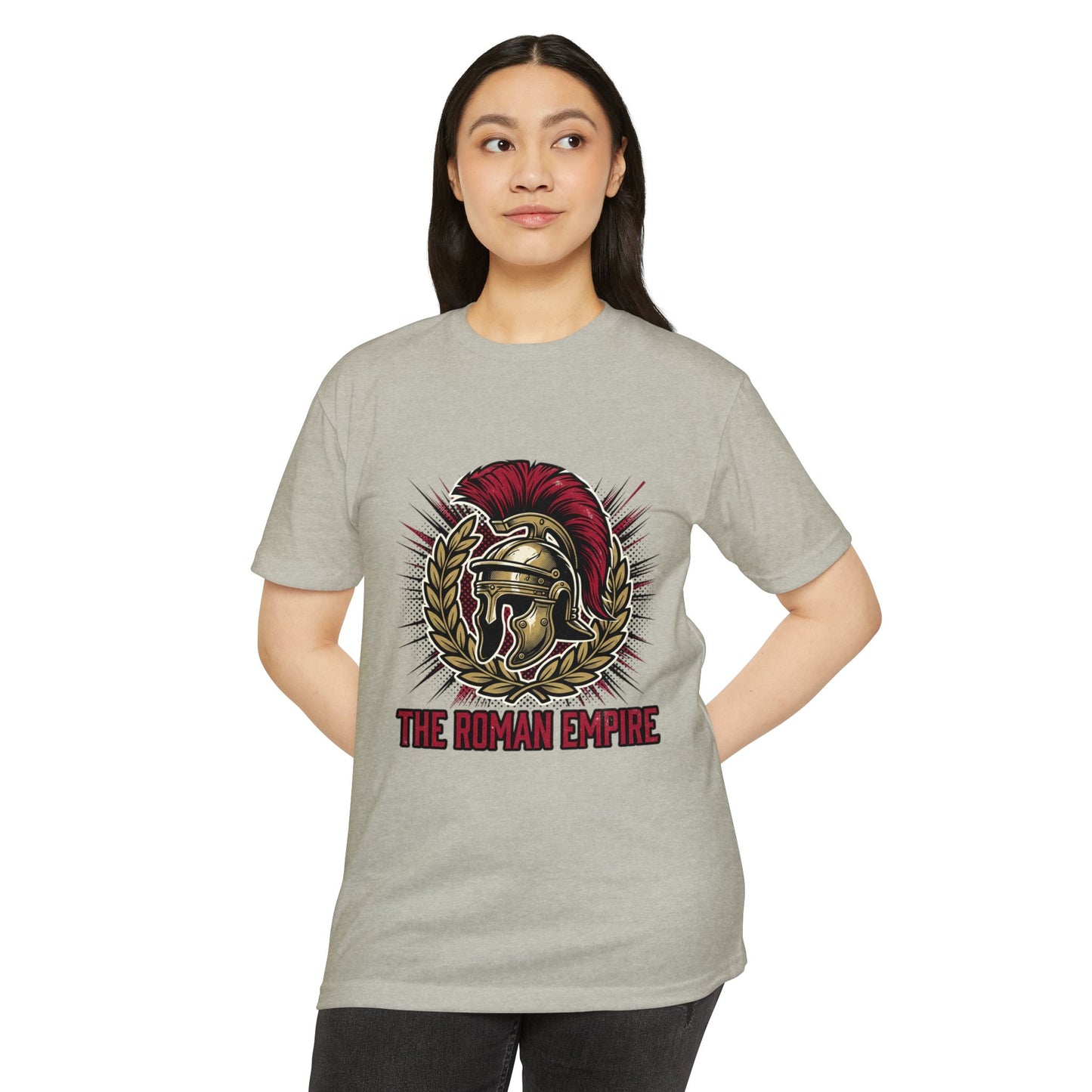 Roman Empire Helmet T-Shirt — Vintage Gladiator Graphic Tee
