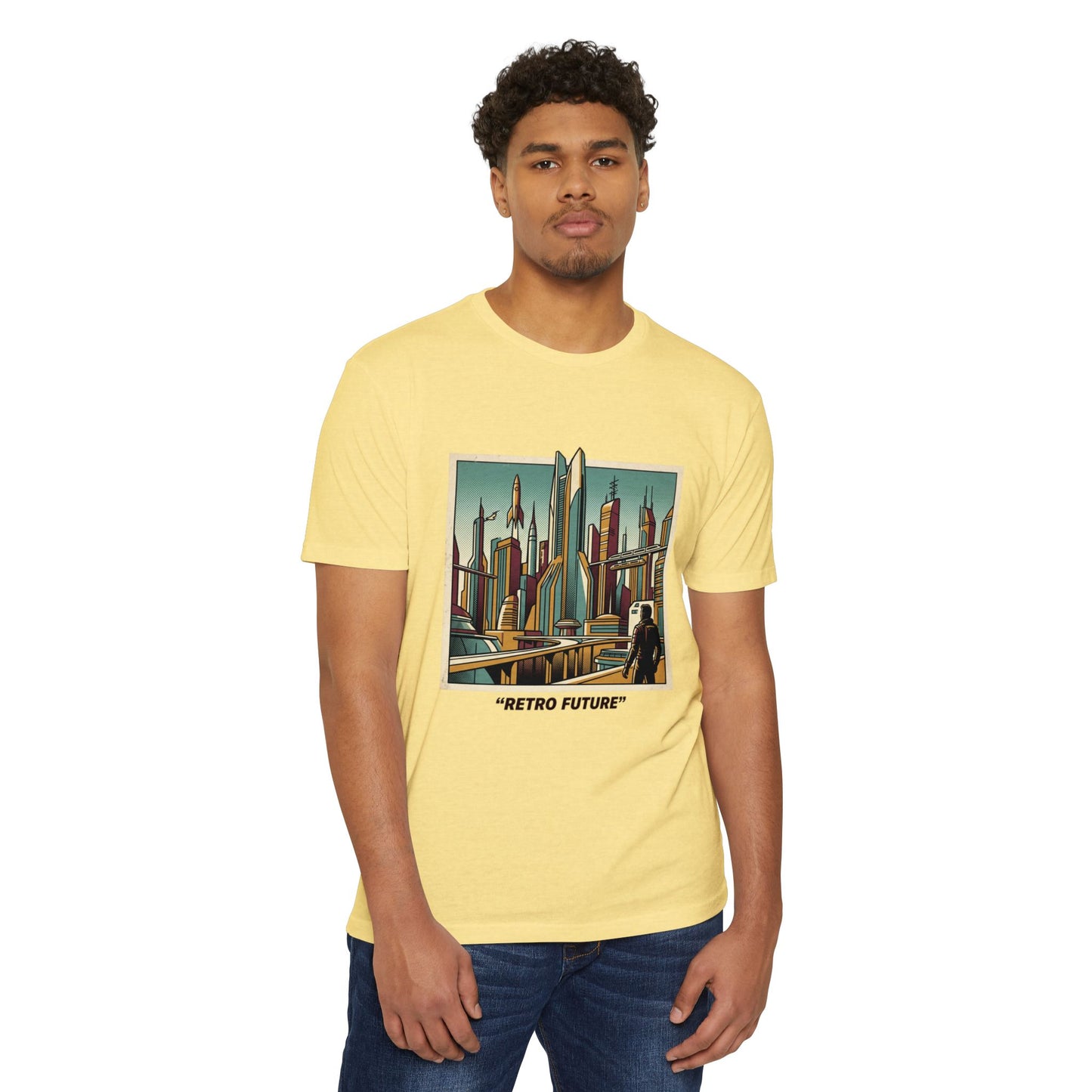 Retro Future Vintage Sci‑Fi City T‑Shirt