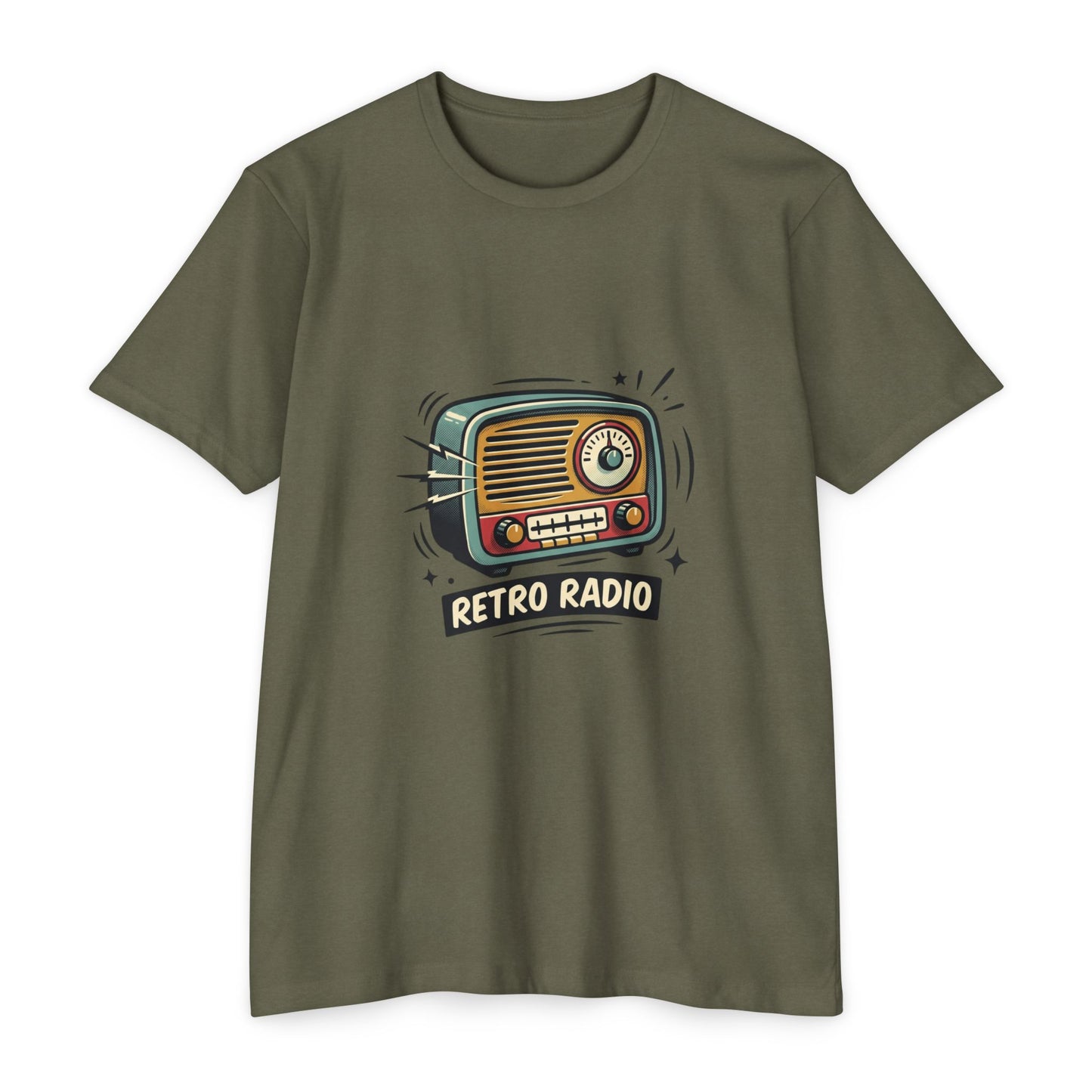 Retro Radio T-Shirt — Vintage Music Graphic Tee