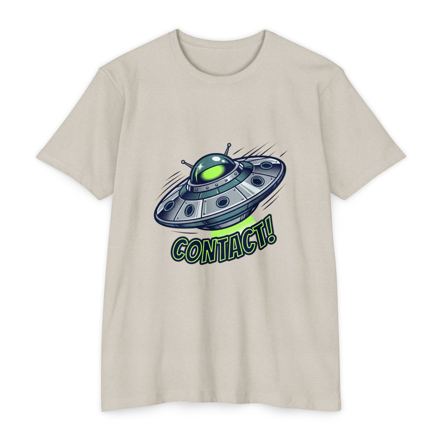 UFO Contact T-Shirt — Alien Spaceship Graphic Tee