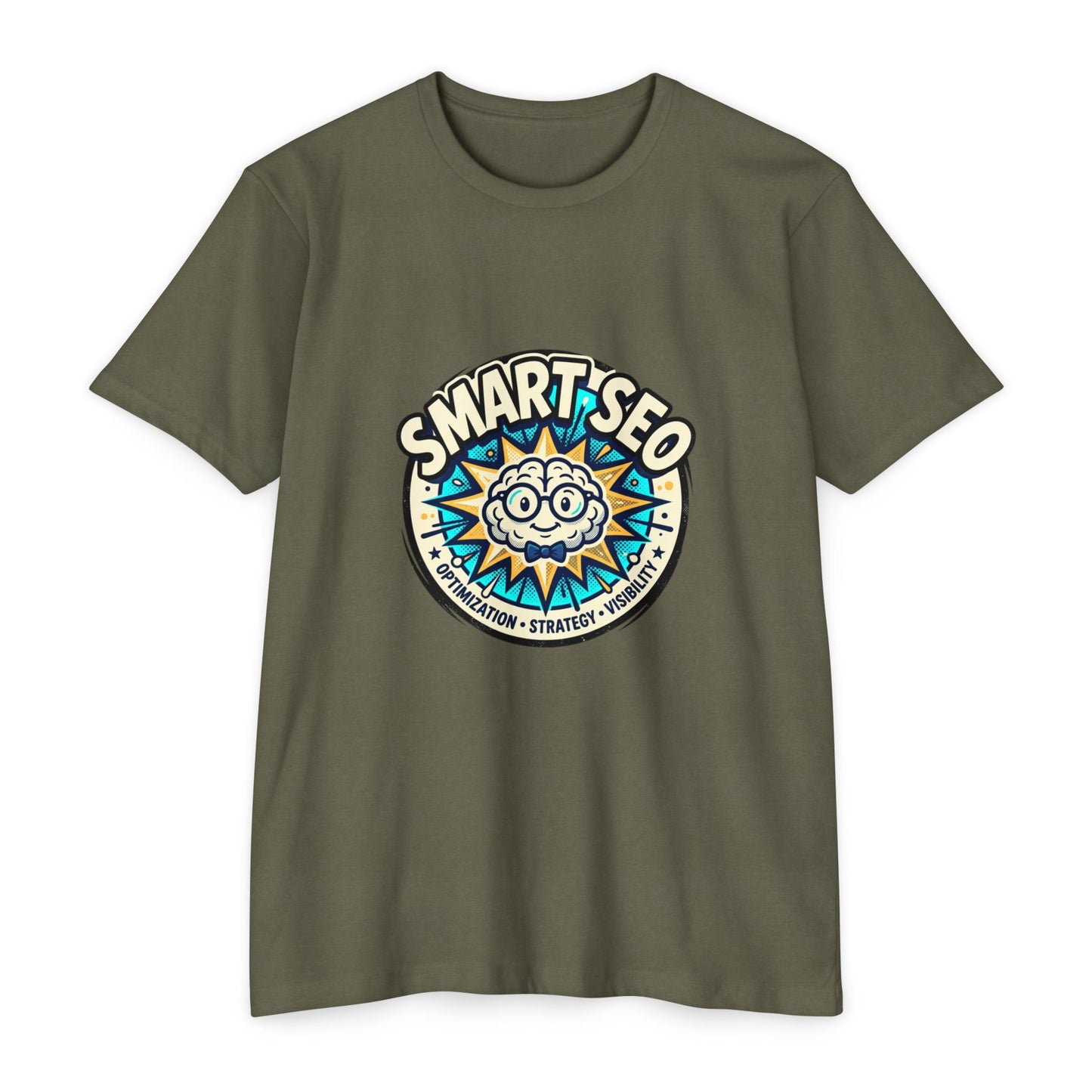 SEO T-Shirt — "Smart SEO" Graphic Tee for Marketers & Web Pros