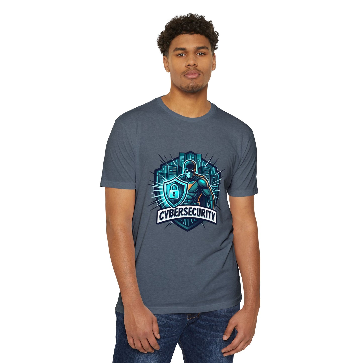 Cybersecurity Shield Tee — Cyber Defender Tech T-Shirt