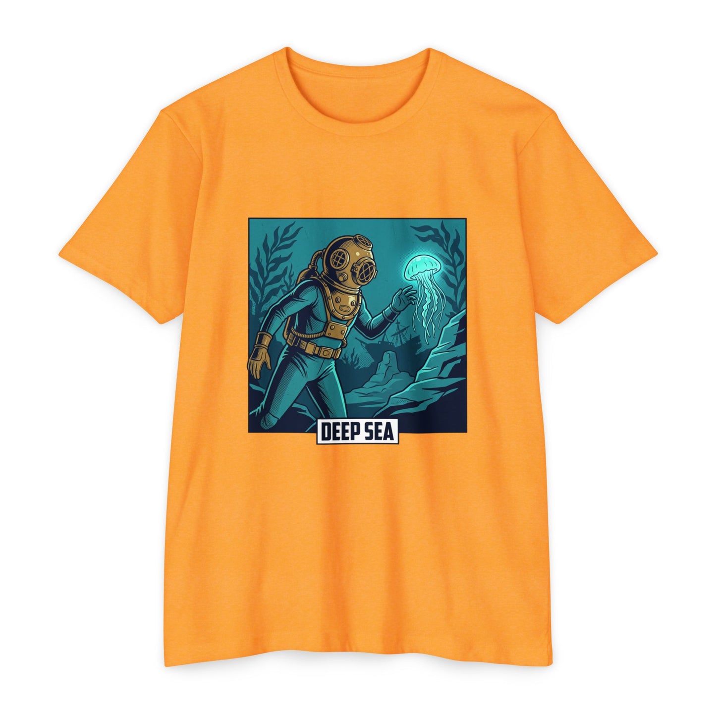 Deep Sea Diver Vintage Helmet Scuba T-Shirt