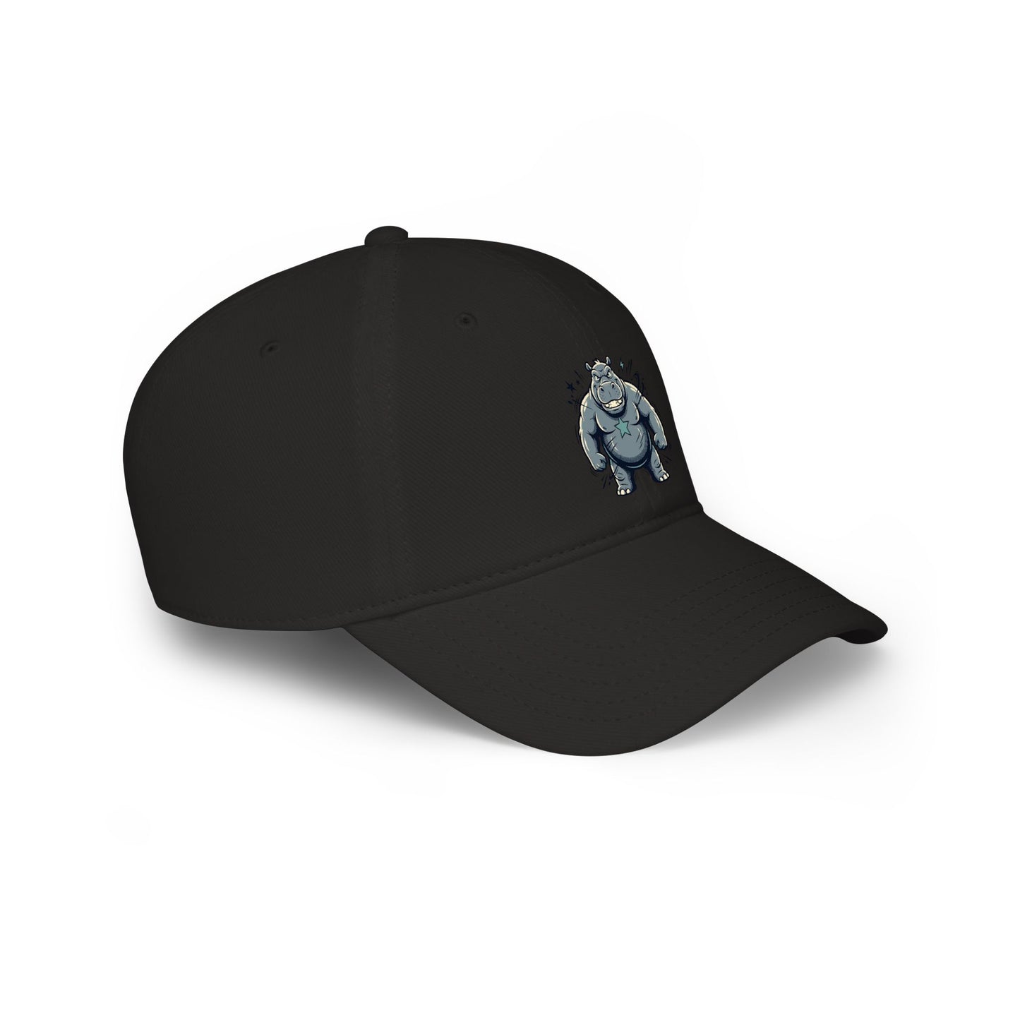 Cute Grumpy Monster Embroidered Baseball Cap